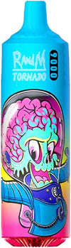 RAndM Tornado 9000 Nul Nicotine Wegwerp Vape (Doos van 10)